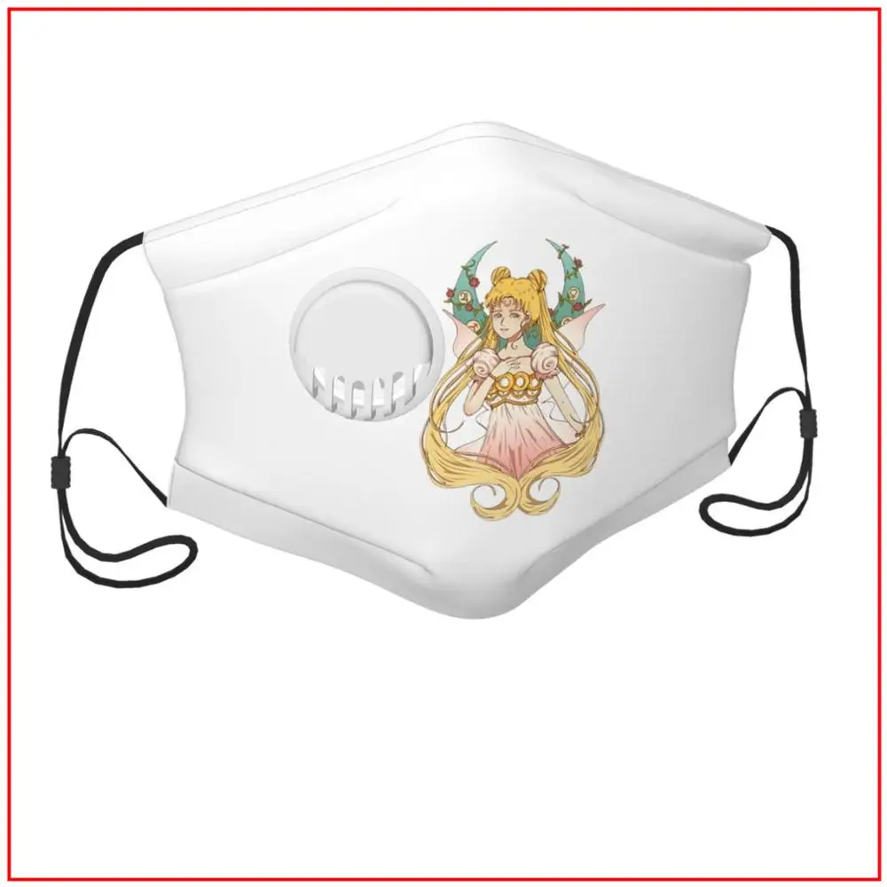 

PRINCESS SERENITY Kids Men Women Face Mask Face Shield Masks Skin Care Anime Bandana Cute Reusable Breathable Custom Motorcycle