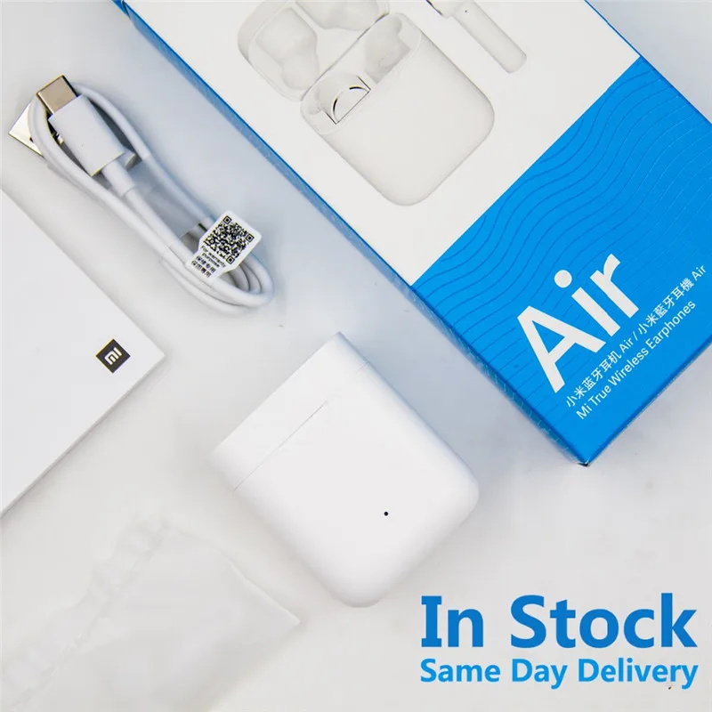 Беспроводная гарнитура Xiaomi Air TWS фирменные стерео наушники Airdots Pro с сенсорным