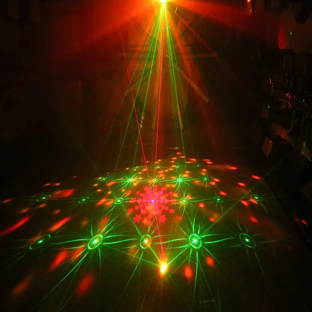 Светодиодный диско светильник RGBW для диджеев волшебный шар лазерный DMX 512