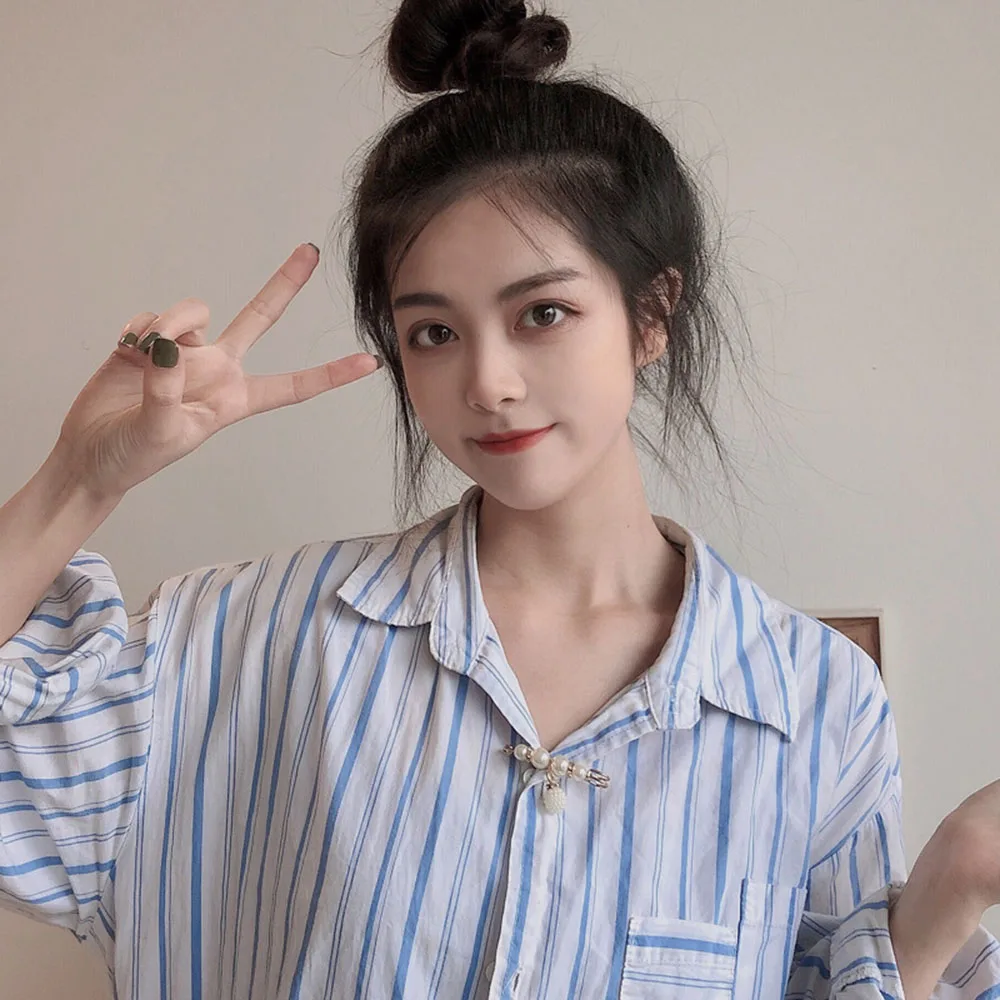 Brooch Set Big Beads Fashion Clothing Brooches for Women Pearl Lapel Pin Sweater Dress Pins Badge Buckle Accessories | Украшения и