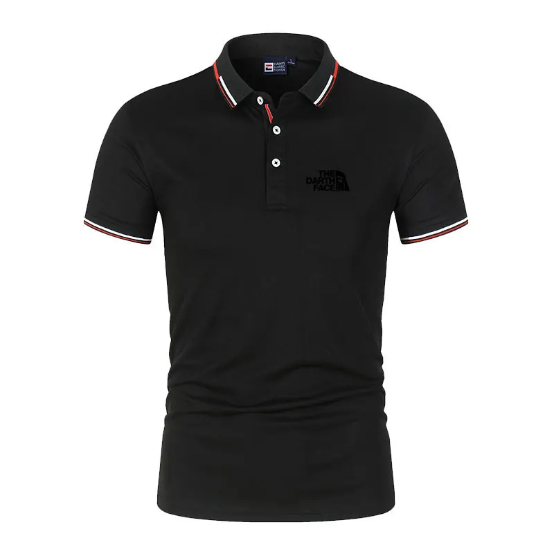 

Polo de marque de luxe pour hommes, vtement de loisirs, slim, manches courtes, imprim, haute qualit, en coton, de styliste