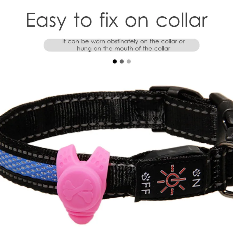 New Pet LED Pendant Safety Flashing Glow Light Blinking Collar For Dog Hot Sell | Дом и сад