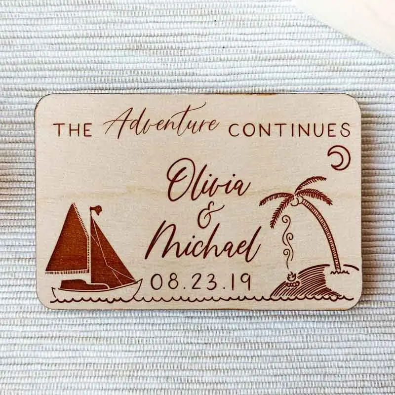 

Wooden save the date invite magnets, rustic wedding, Beach Wedding Wood Save The Date magnets wooden wedding
