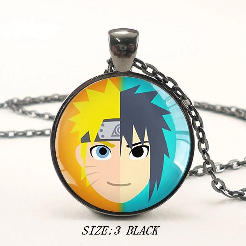 Новый Шаринган Наруто глаз ожерелье Винтаж ювелирные изделия цепочка Стеклянные