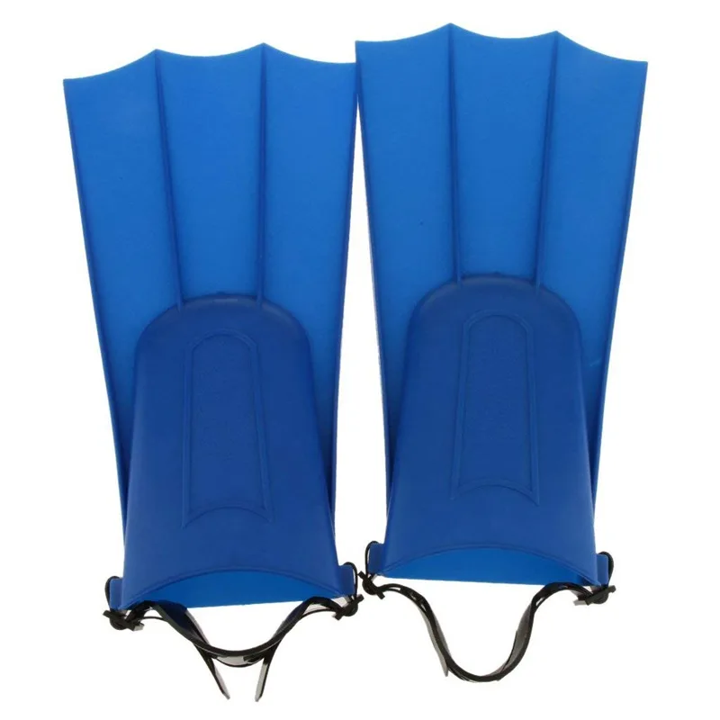 Детские Взрослые регулируемые ласты для плавания плавники дайвинга-синий M: 30-36 |