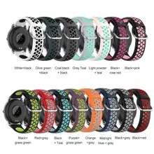 Sports Two-color Strap Strap 22MM Wearable Devices Suitable For Xiaomi Haylou Solar LS05 Silicone Smart Accessories