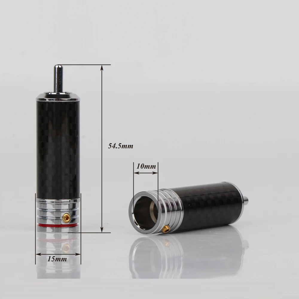 4 шт. аудио родиевое покрытие RCA разъем аксессуары hifi соединительный кабель