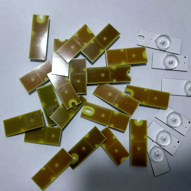 3В SMD лампы с оптической линзой Fliter для 32 65 дюймов LED ТВ Ремонт (100 шт 3В)|Подвесные