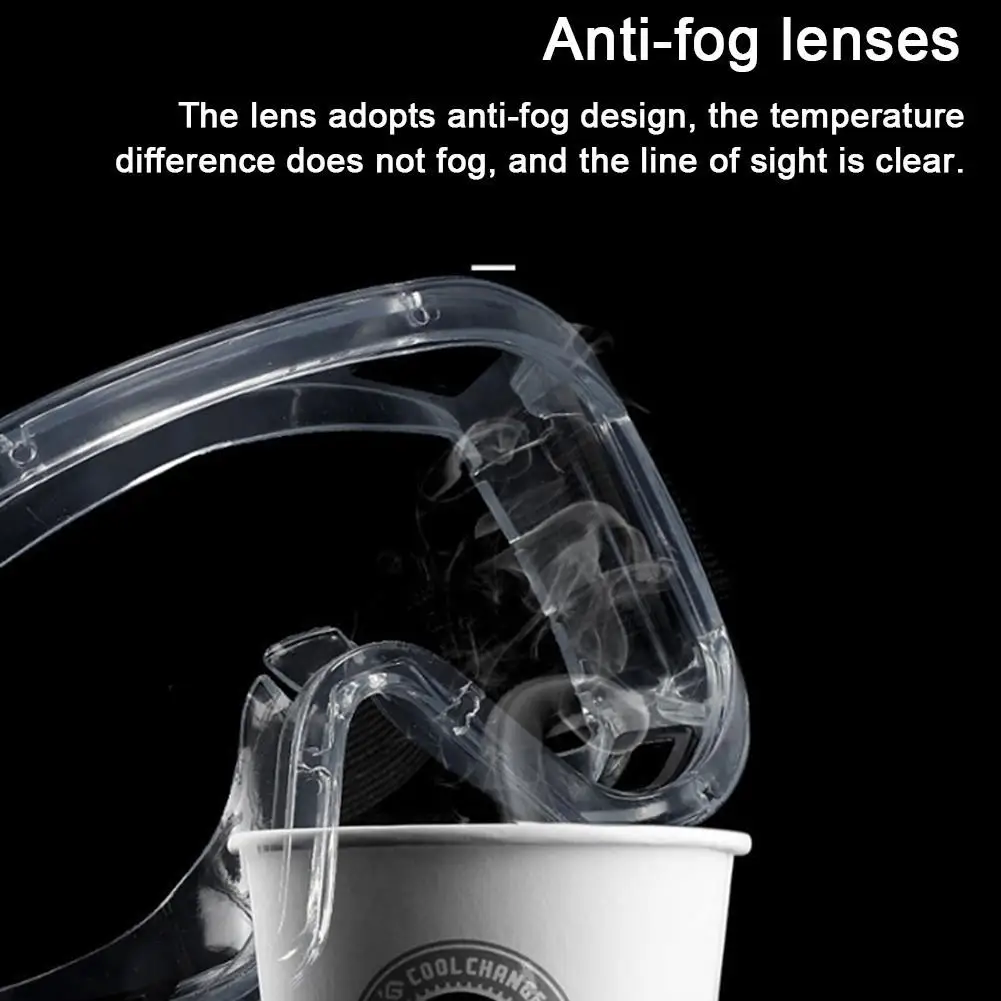 

Transparent Protective Glasses Anti Fog Dust Splash Wind-Proof Safety Glasses For Motorcycle Cycling Riding Safety Protection