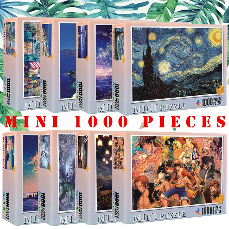 

38*26 см мини-Пазл 1000 шт. Пазлы для взрослых бумажные мини-пазлы для ада Пазл «сделай сам» игрушки креативный подарок на день рождения можно настроить