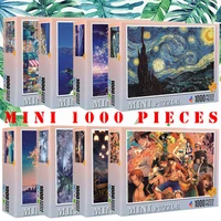 3826cm mini puzzle 1000 pieces puzzles adults paper mini hell jigsaw diy puzzle toys creative birthday gift can be customized