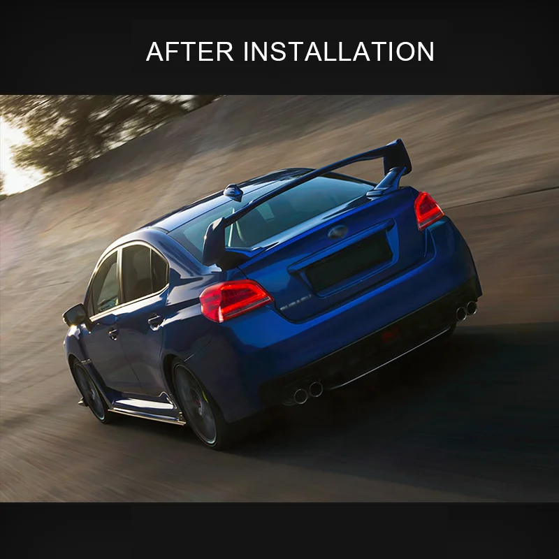 1 пара LED задний фонарь в сборе для Subaru WRX 2013 2016 2017 2018 свет обратный