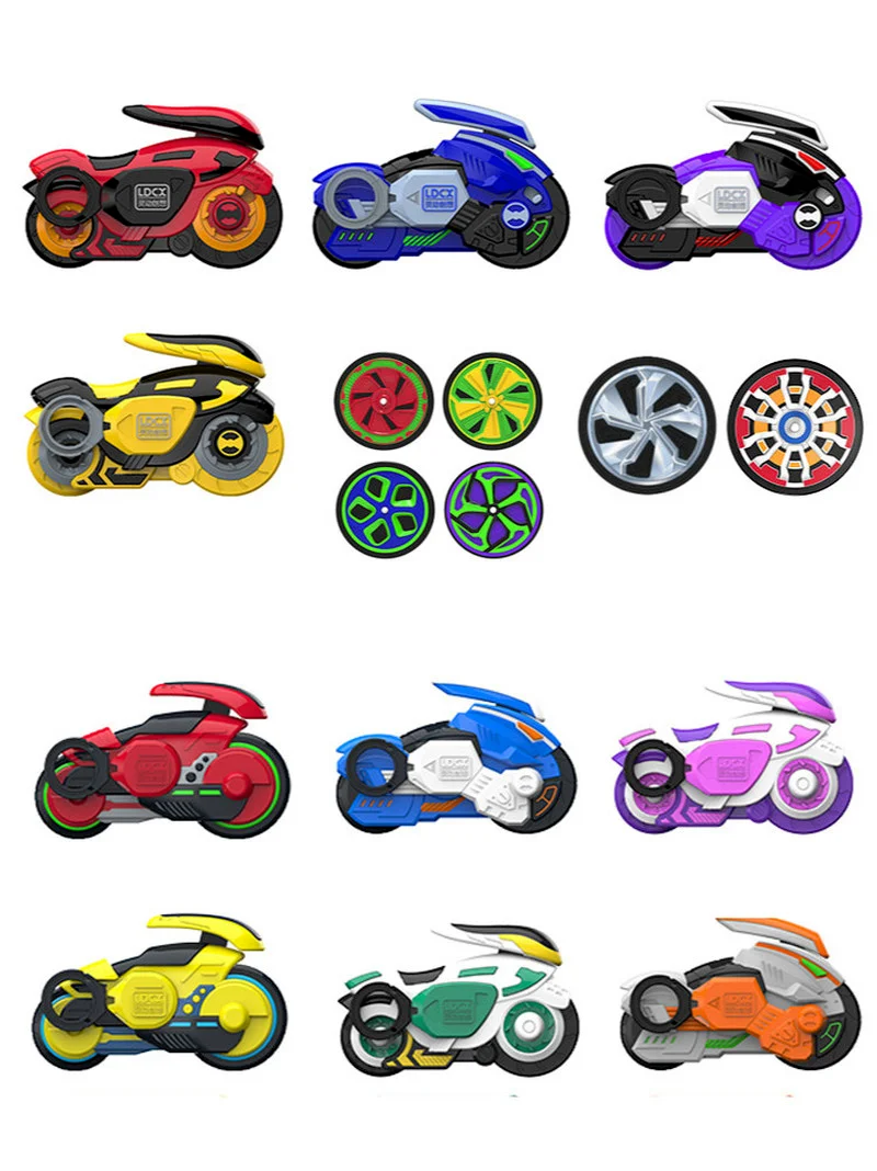 

Smart Creative Magic Whirlwind Wheel New Large Motorcycle Gyro Toy Wind Fire Swing Children's Toy Boy