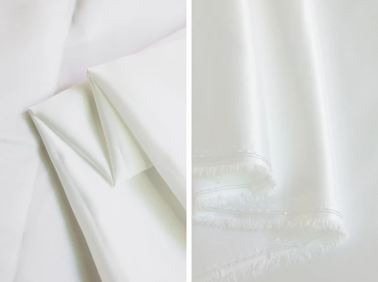 55 natural white Тяжелая Свадебная атласная ткань полиэфирный мат сатин качество 1 ярд* 150 см - Цвет: 55 natural white
