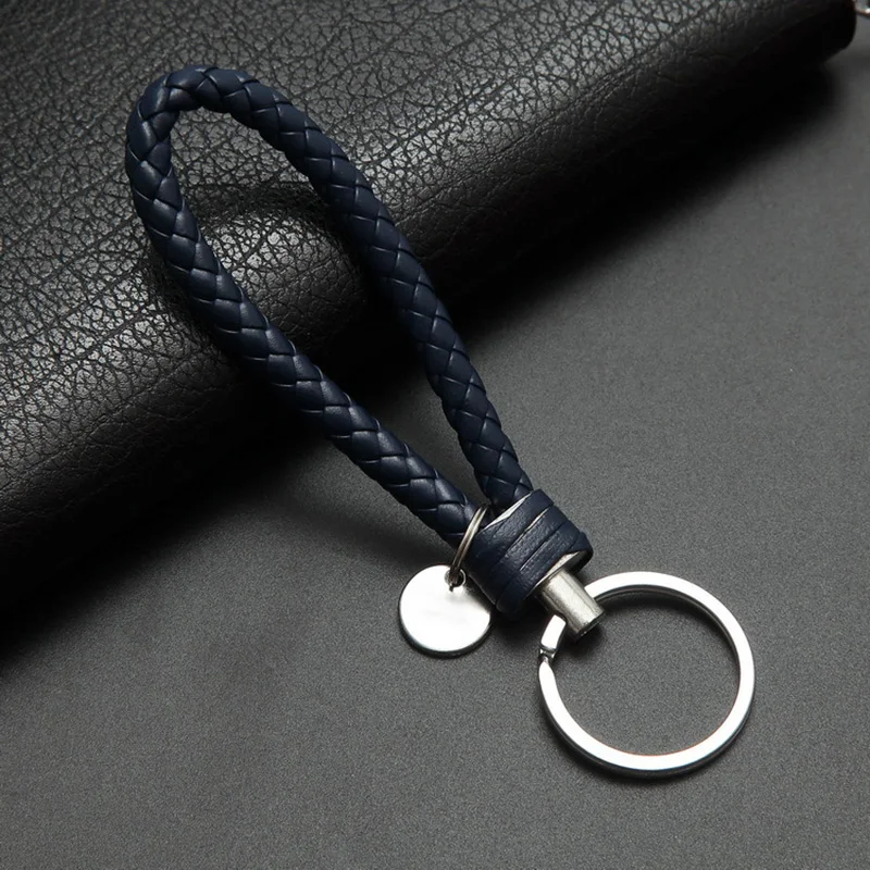 

Car Key Chain Leather Men's High Quality Key Chain Hand Woven Women's Decorative Key Chain Lanyard Men And Women Small Gifts