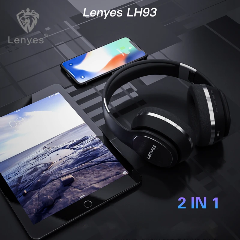 Lenyes беспроводные наушники Bluetooth 5 0 TWS стерео HIFI спортивные игры музыка Handsfree ответ