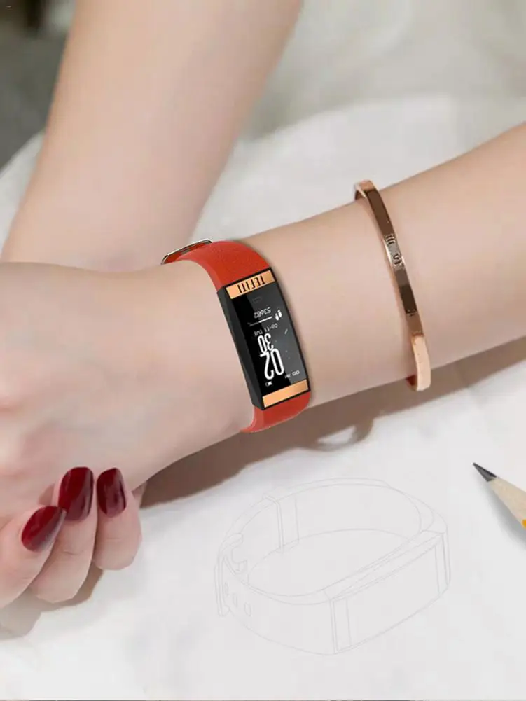 Умный браслет с цветным экраном водонепроницаемые Модные мужские и женские