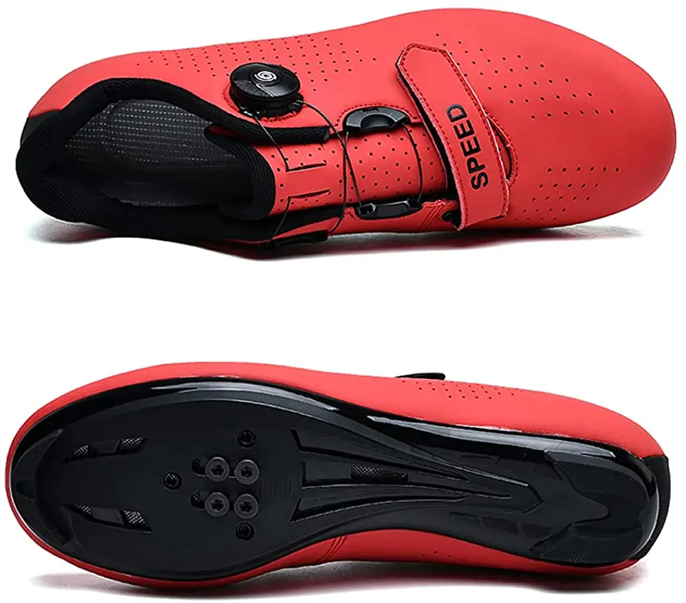 

Cycling shoes road bike Rubber Hard bottom mtb spd cleat Bicycle flat shoes Women Cycling Sneakers men sneakers bike shoes