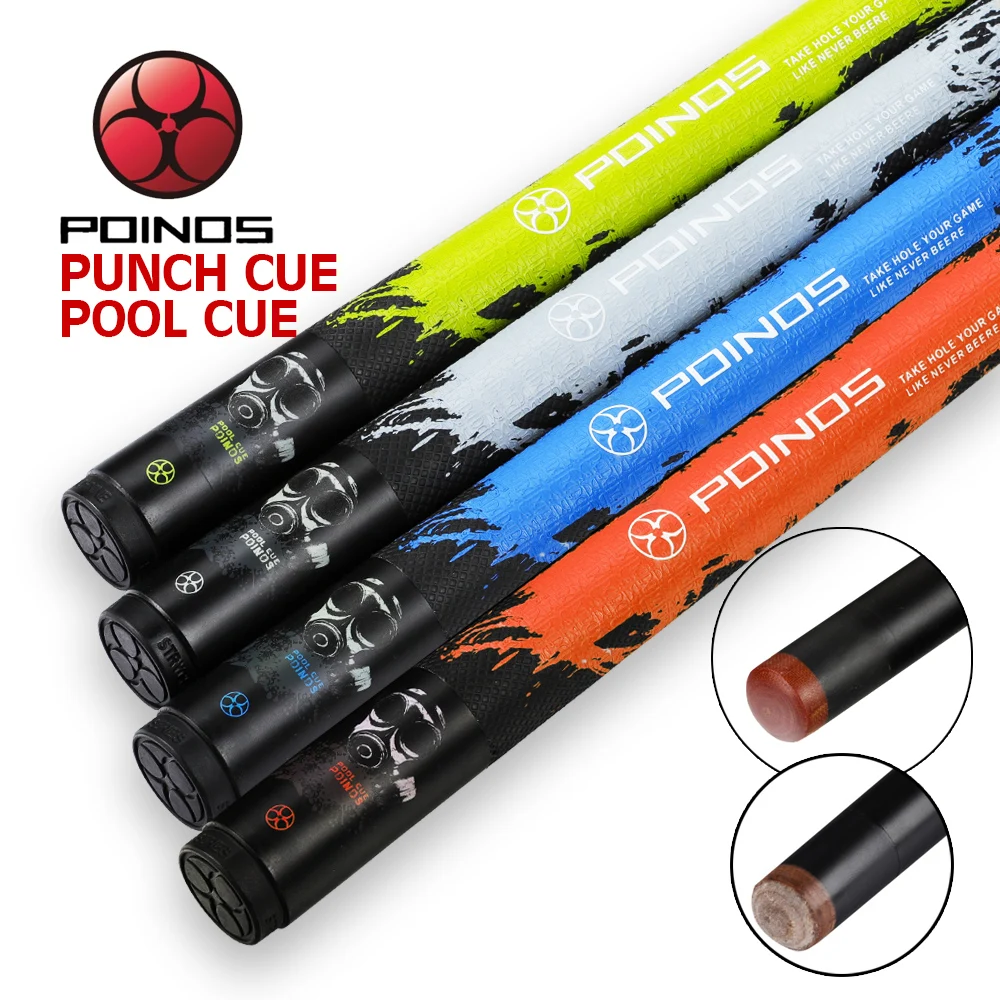 

POINOS бильярдным кием удар кия комплект черный кленовый лист углеродного вал энергии 13 мм наконечник пуля совместное PU Обёрточная бумага 147 с...