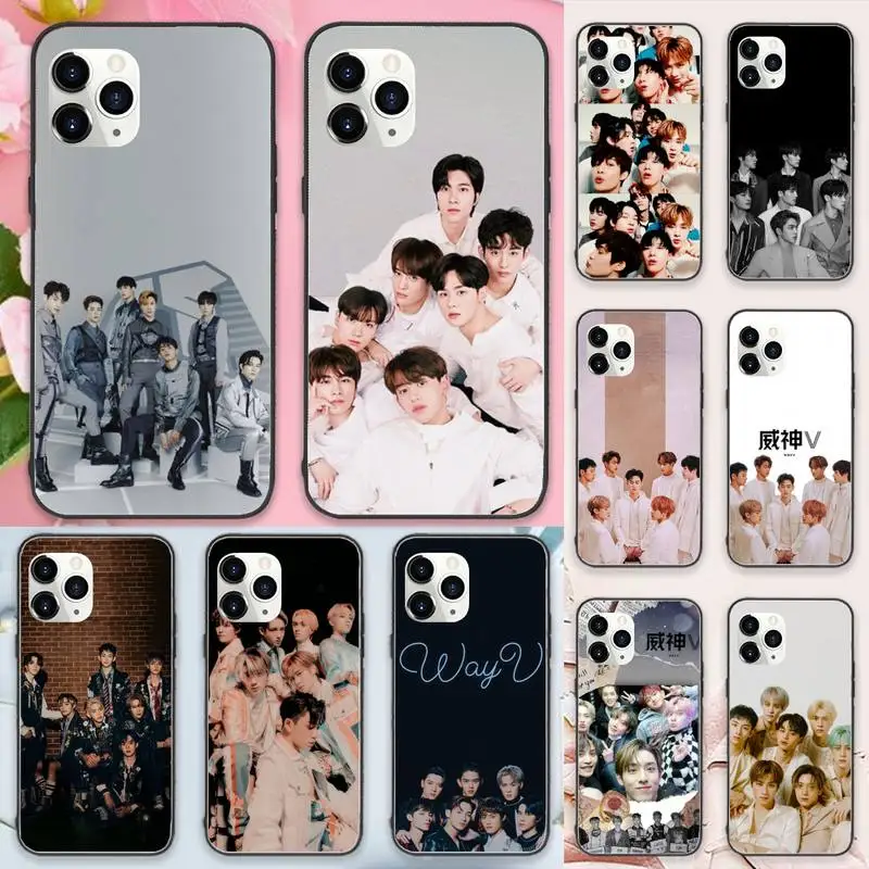 

wayv kpop Chinese boy group Phone Case For iphone 12 11 13 7 8 6 s plus x xs xr pro max mini