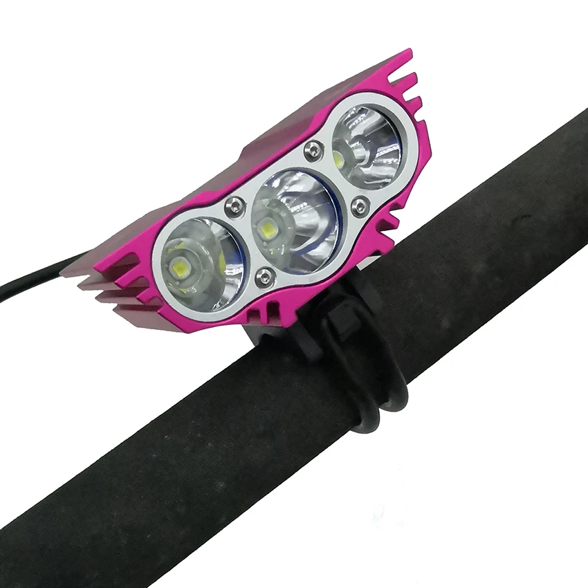 Светодиодный водонепроницаемый фонарь Luz Par 3xT6 с аккумуляторной батареей