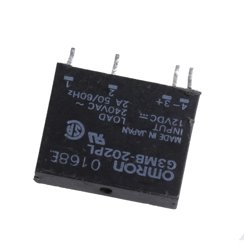 1 шт. Новое твердотельное реле G3MB 202PL DC AC PCB SSR 12 В Out 240 2A|Детали для приборов личной