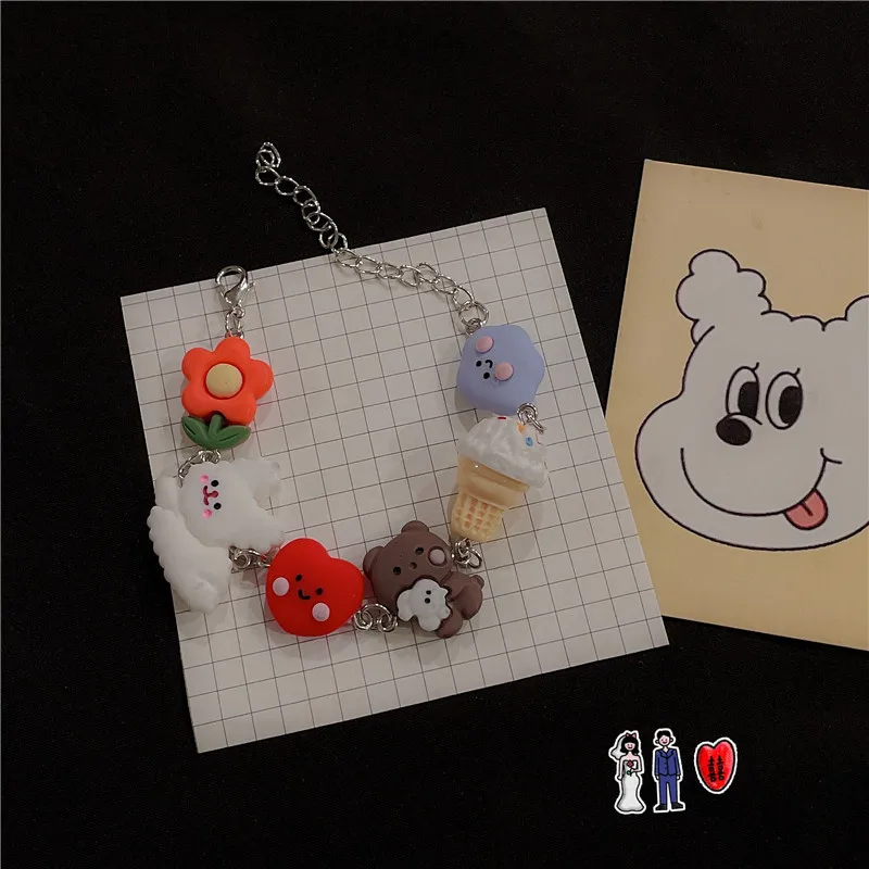 Браслет женский в стиле Харадзюку с рисунком османтуса | Украшения и аксессуары