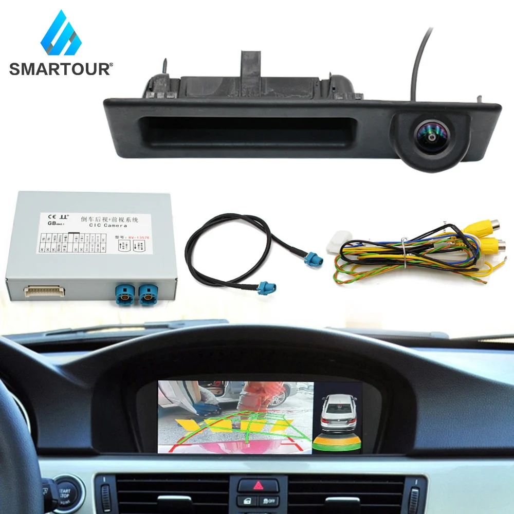 

Car Camera Interface for BMW E60/E90/E70 2009-2012CIC system X1/X5/X6/F10/ F01/Mini Parking System rear view Reversing camera