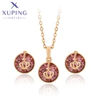 Xuping ювелирные изделия новые серьги и ожерелье с кристаллами для женщин роскошный подарок для вечеринки A00823090