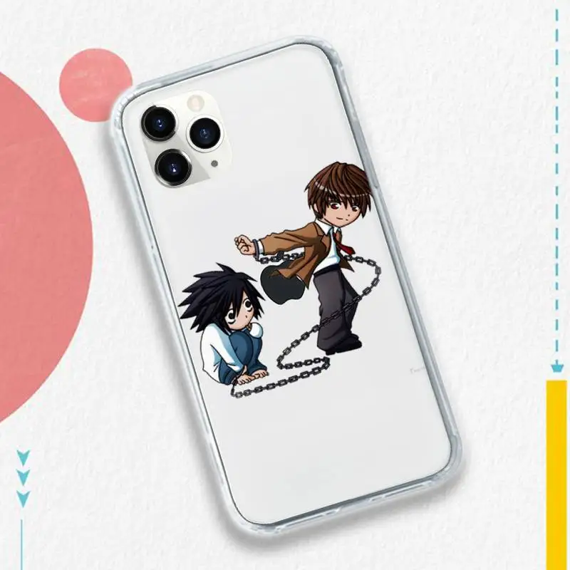 

Death Note Anime Ryuk kira Phone Cases Transparent soft For iphone 5 5s 5c se 6 6s 7 8 11 12 plus mini x xs xr pro max