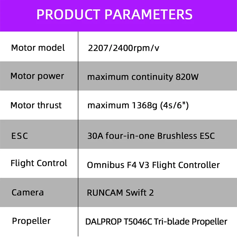 

TCMMRC RC Drone FPV Beginner 220mm FPV Racer RC Drone Omnibus F4 5.8G 40CH 30A Dshot600 2207 2400KV 600TVL CCD ARF