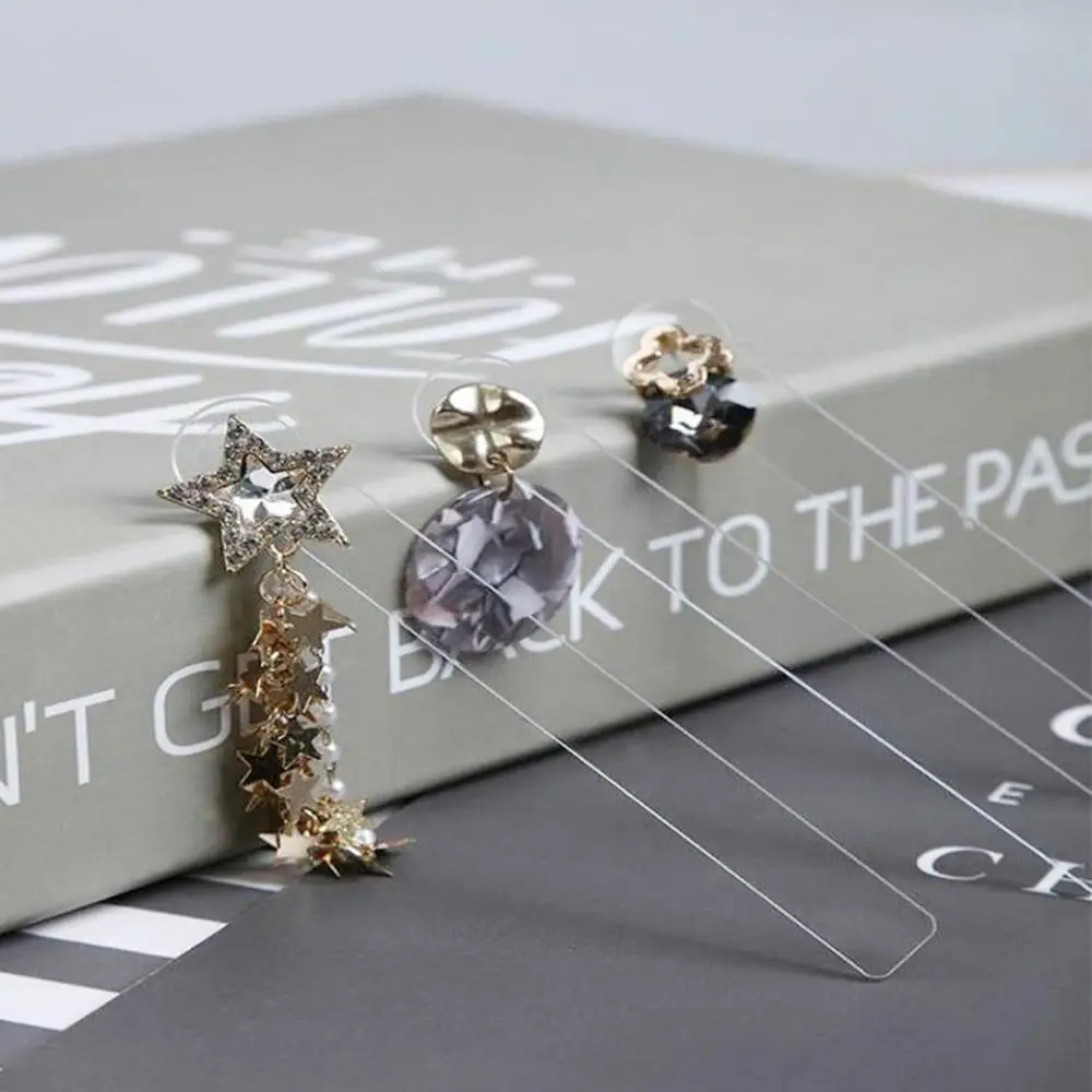 Прозрачные Акриловые серьги-гвоздики для магазина прогнозов специальные