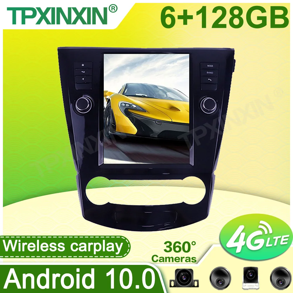 

Android 10 6 + 128G 360 камера для Nissan X-Trail 2014-2017 GPS-навигация головное устройство мультимедийный плеер радио магнитофон