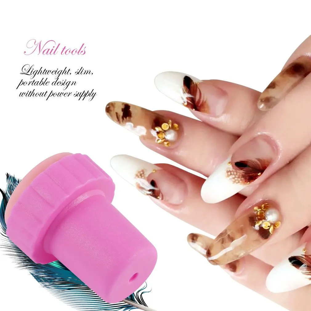 2 шт./компл. прозрачный штамп дизайн ногтей желе силиконовый стемпер для женщин