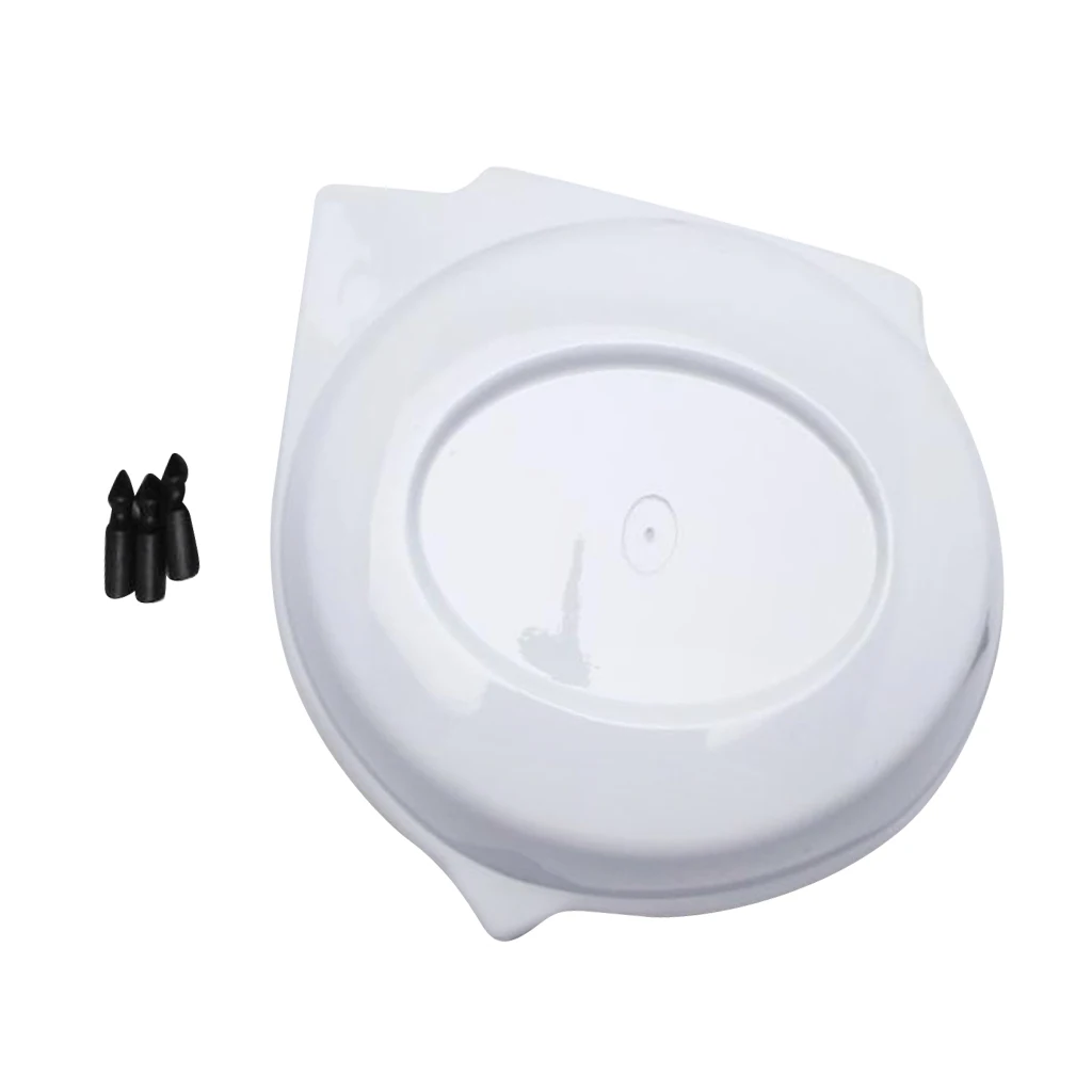 

Motorcycle Battery Cover Guard Protector Fairing Fit for Honda Monkey 50 Z50 Z50R (White)