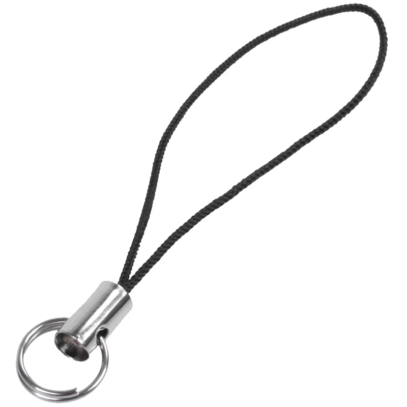 Lot of 100 Pieces Portable Lanyard in Nylon for Telephone Tether Cord Phone Carrying Chain MP3 Key USB Keychain Holder ID | Мобильные