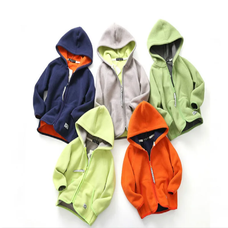 

Children Fall Winter Hooded Fleece Soft Warm Outdoor Jacket 2-7 Year Boys And Girls Tops Costume Kids Clothes