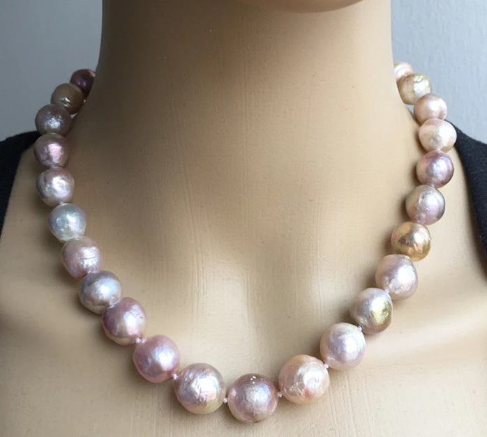 

Ожерелье жемчужное, 18 дюймов, 12-14 мм