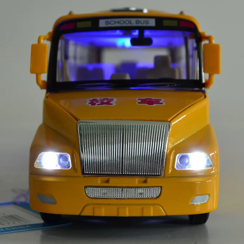 Коллекция 1/32 года модель школьного автобуса США отлитый под давлением 4 открытых