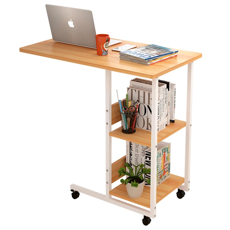 

School Conventional Household Lifting Folding Laptop Table Bed Mobile Bedside Table Contracted