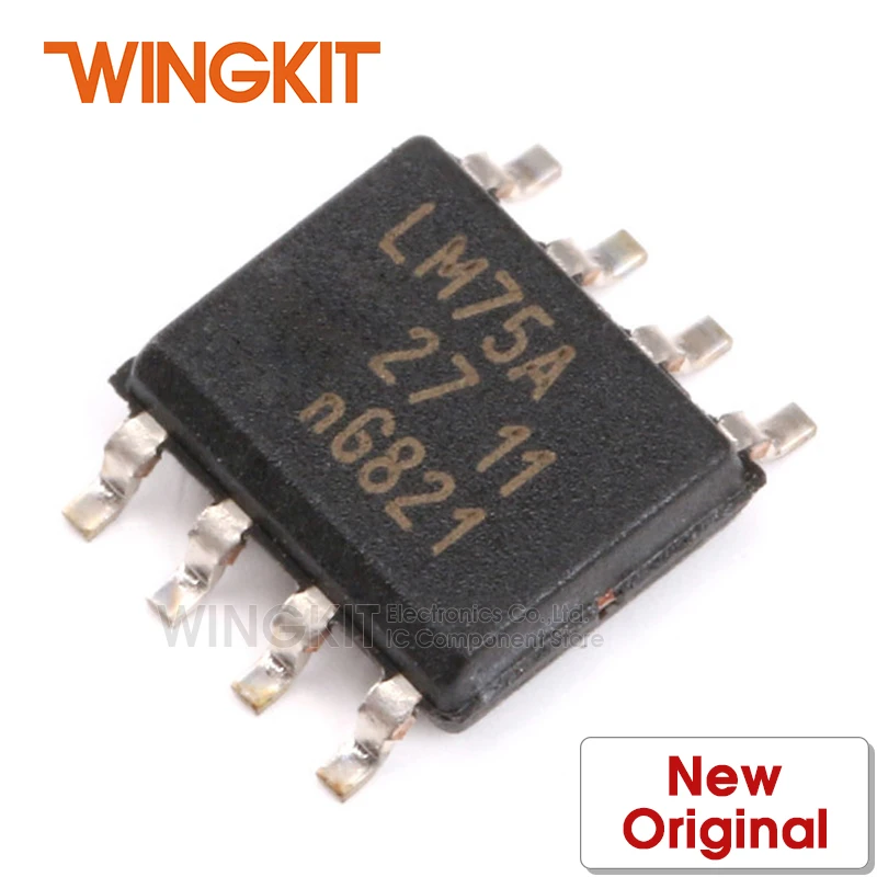 5 шт. LM75AD 118 SOIC8 LM75 / LM75A SOIC 8 цифровой датчик температуры/термочасы|Аксессуары для