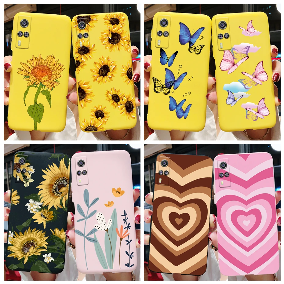 Чехол для Vivo Y51 Y31 Y51A, милый мягкий чехол для Vivo Y31 2021 Y 31 51 51A VivoY51 V2030 VivoY31 V2036, чехол для телефона