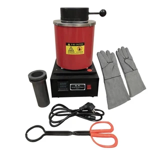 Бесплатная доставка, электрическая плавильная печь для ювелирных изделий, 2 кг, алюминий, медь, золото, серебро, индукционная плавильная печь, графитовый тигель