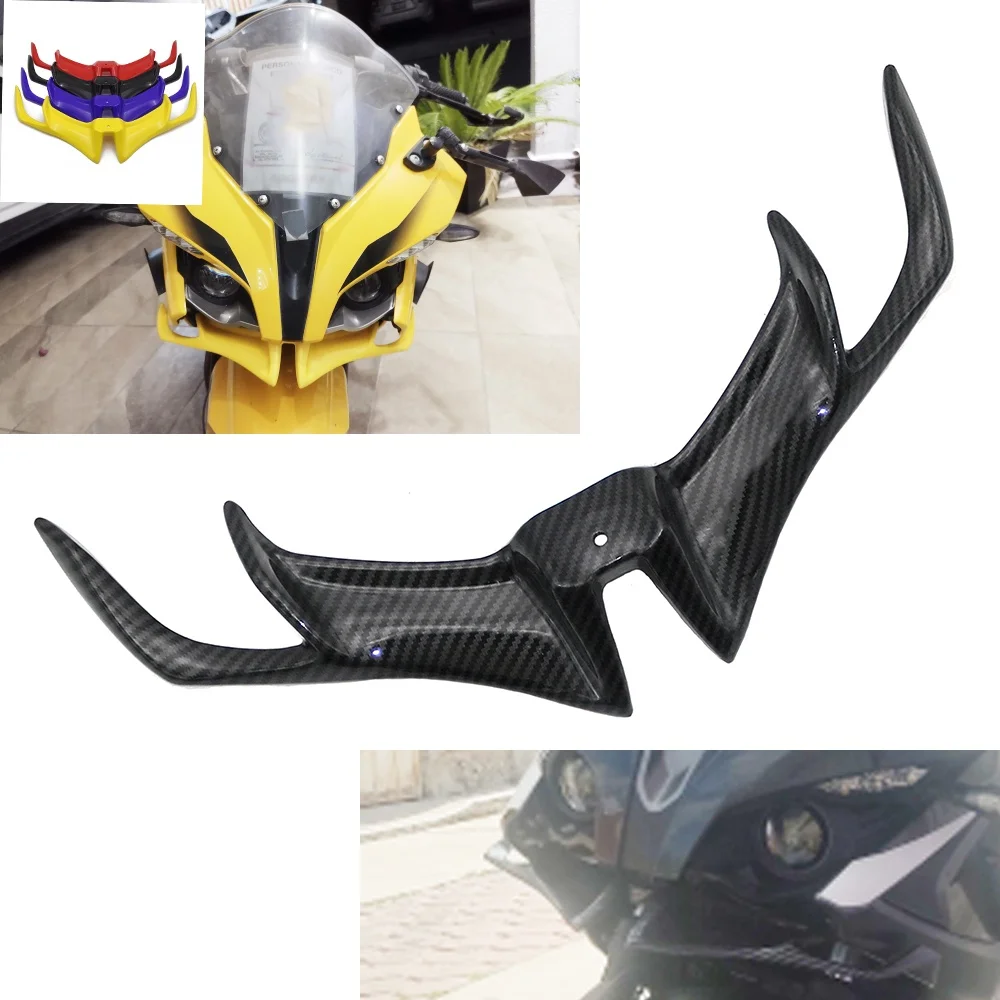 RS200 ABS Motorcycle Front Fairing Winglets Aerodynamic Protection Guard  Cover For BAJAJ Pulsar RS 200 Accessories Parts