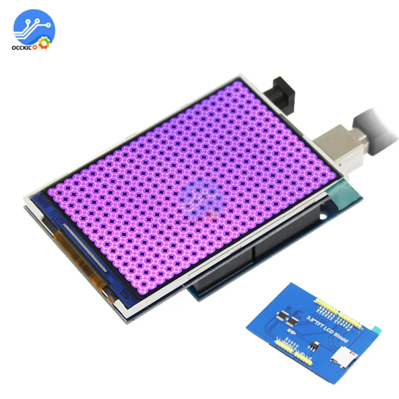 Полноцветный дисплей 320X480 TFT с ЖК-дисплеем 3 5 дюйма RGB IC-драйвер ILI9486 для Arduino Mega2560