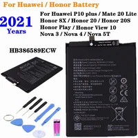 hb386589ecw battery for huawei p10 plusnova 3 4nova 5tmate 20 litehonor 8x 20 20shonor playhonor view 10 phone battery
