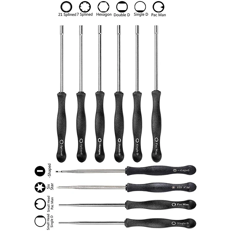 

Carburetor Adjusting Tools for 2 Cycle Small Engine Husqvarna Chainsaw Weed Eater Troy Bilt Etc with Bag,Brush