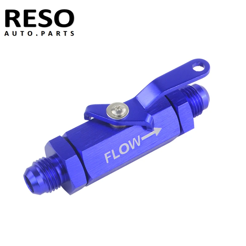 Алюминиевый Встроенный топливный фильтр AN6 запорный клапан с Отсечкой кабельным