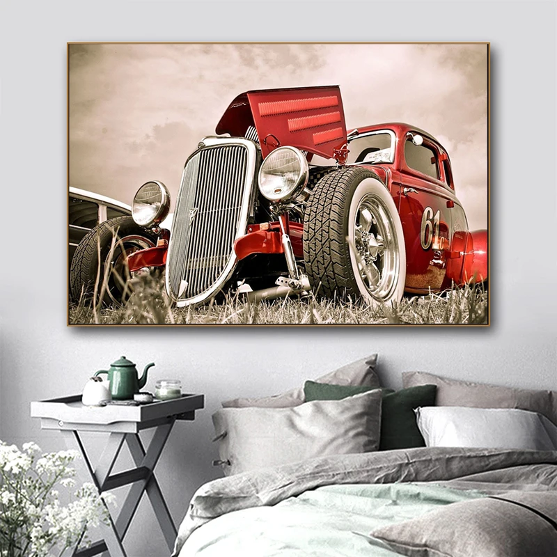 Настенная картина с изображением мускулов Классический плакат на холсте для