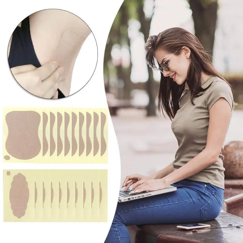 10 шт./пакет Для женщин подмышек анти пот колодки для ног в подмышечной области
